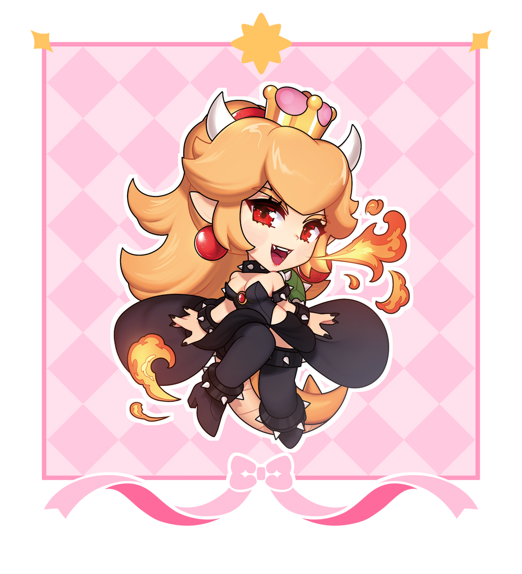 Queen Bowsette⭐ KEYCHAIN