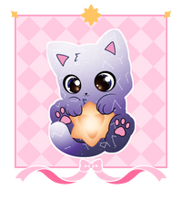 Load image into Gallery viewer, Galactic Kittens ⭐ KEYCHAIN
