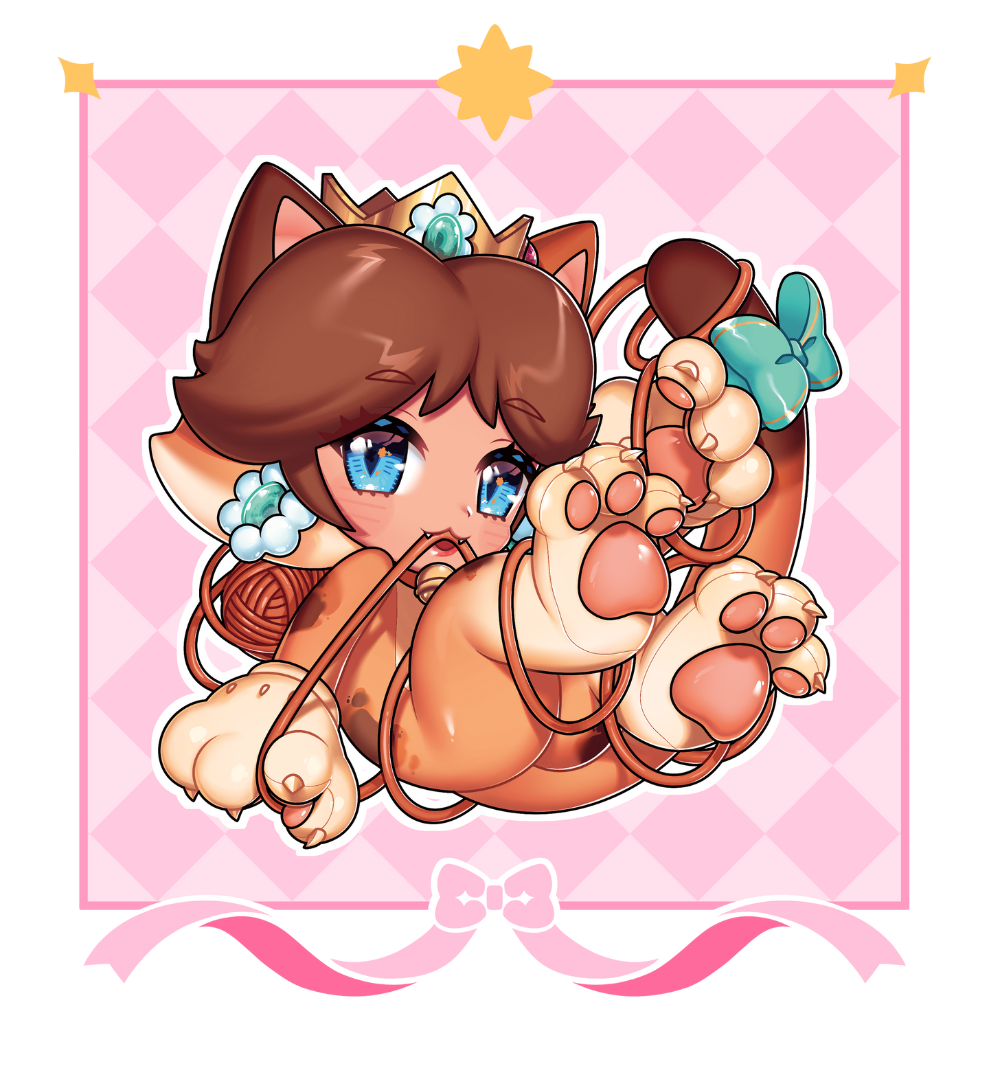 Kitty Daisy ✦ KEYCHAIN