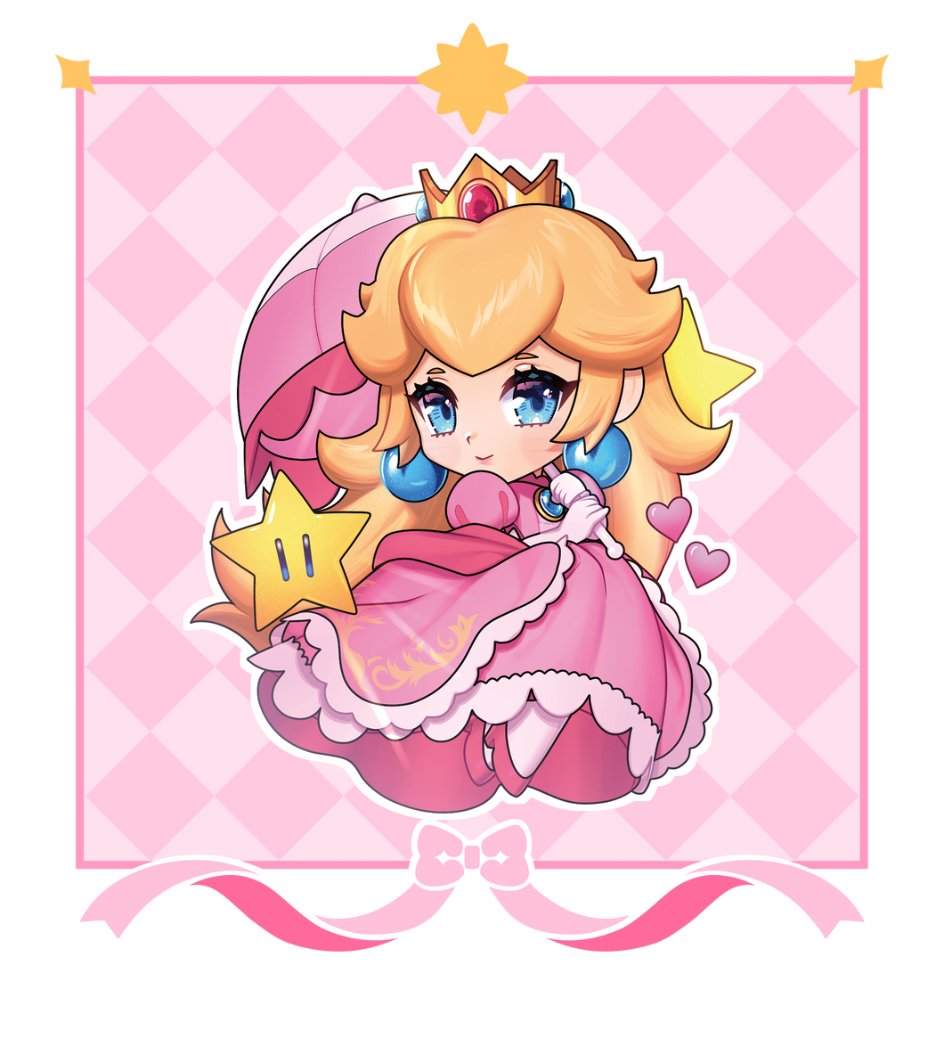 Princess Peach ⭐ KEYCHAIN