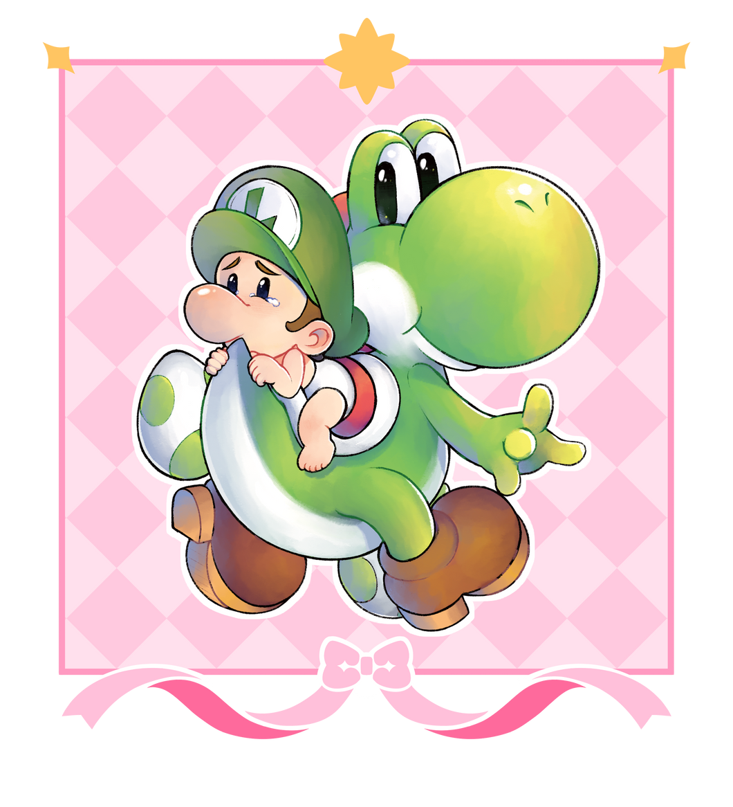 Yoshi & Baby Luigi ⭐ KEYCHAIN