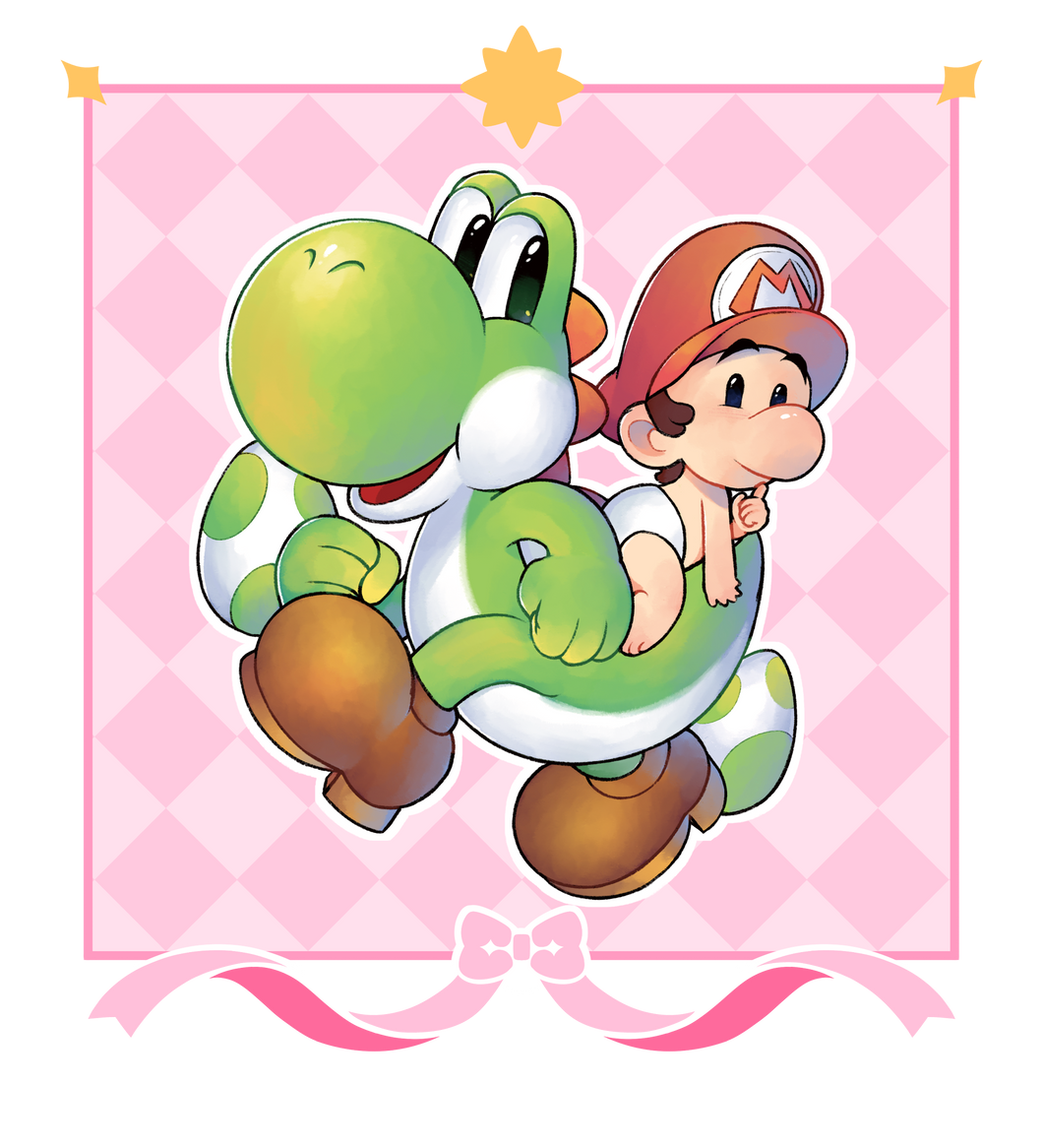 Yoshi & Baby Mario ⭐ KEYCHAIN